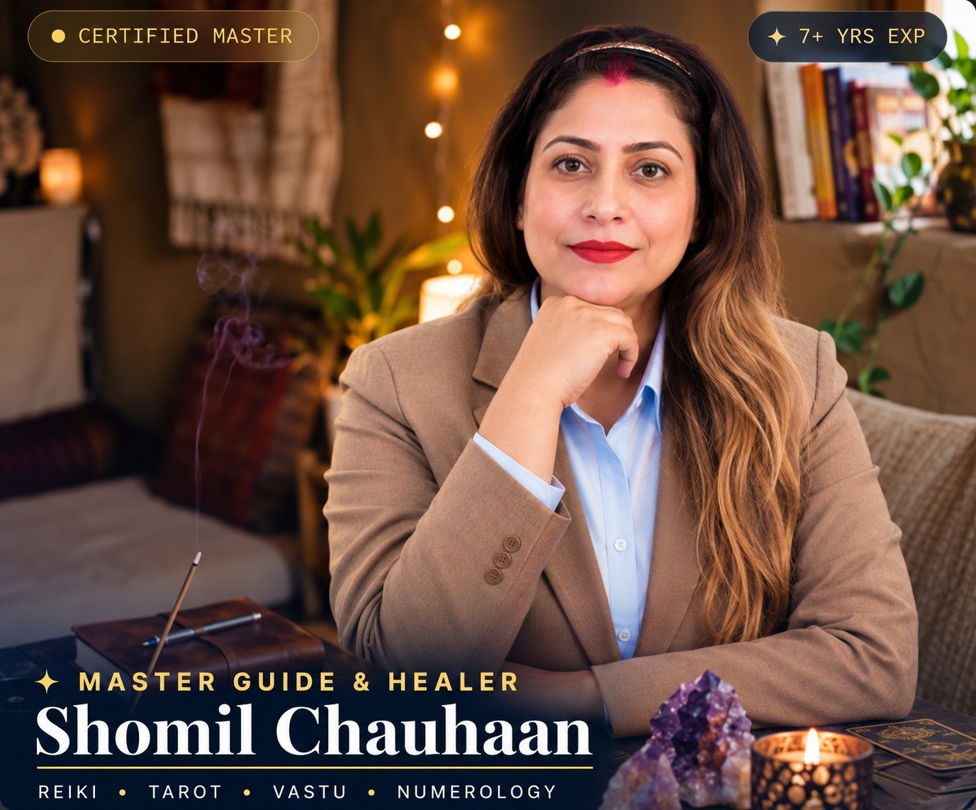 Shomil Chauhaan - Master Guide, Numerologist and Tarot Consultant